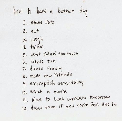 how to have a better day